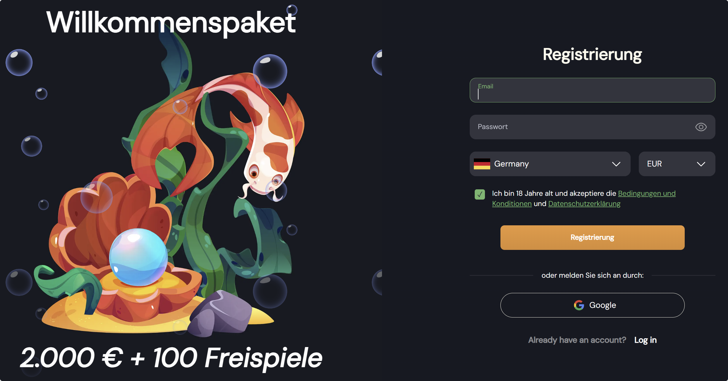 registrierung